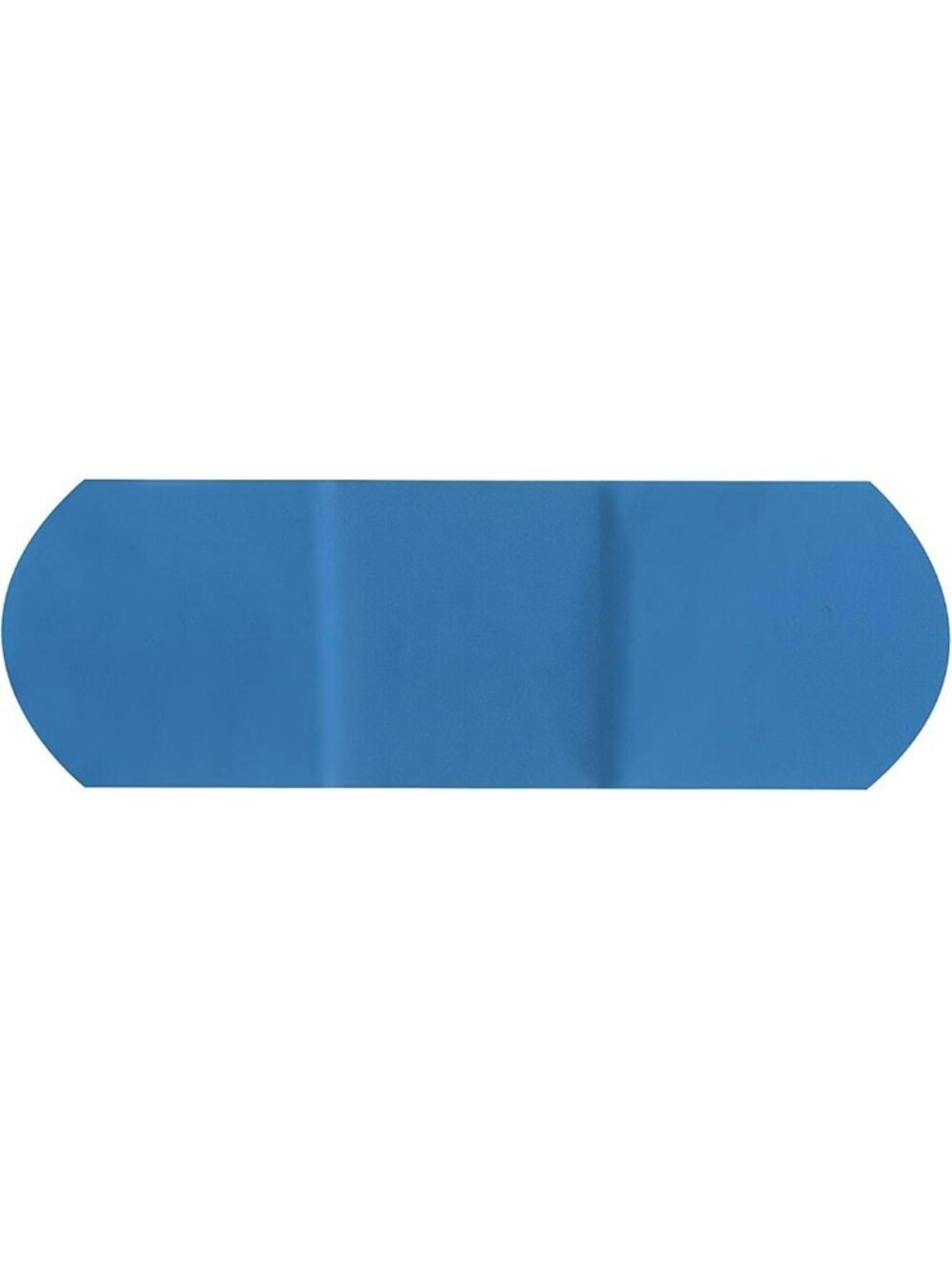 Blue Metal Detectable Adhesive Strips, Sterile Plastic, 1x3", 1500 Count for